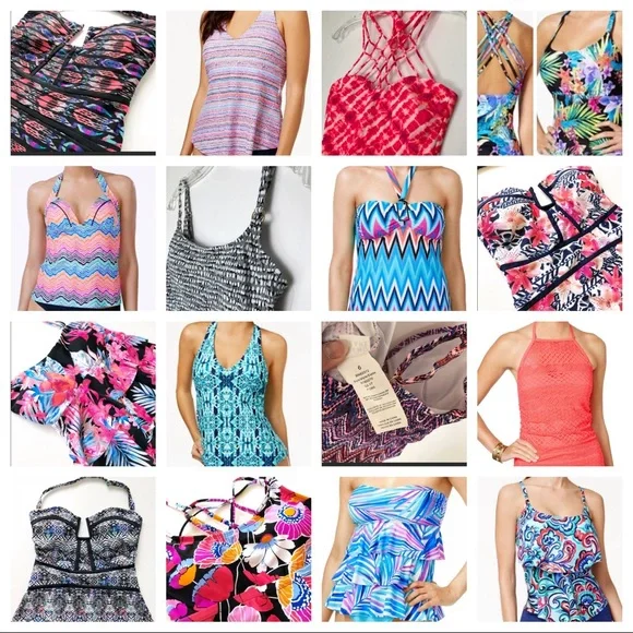 NOT SO MYSTERY SWIMWEAR TOPS BOX! (SIZE 6) 5 for $30 - Picture 2 of 2